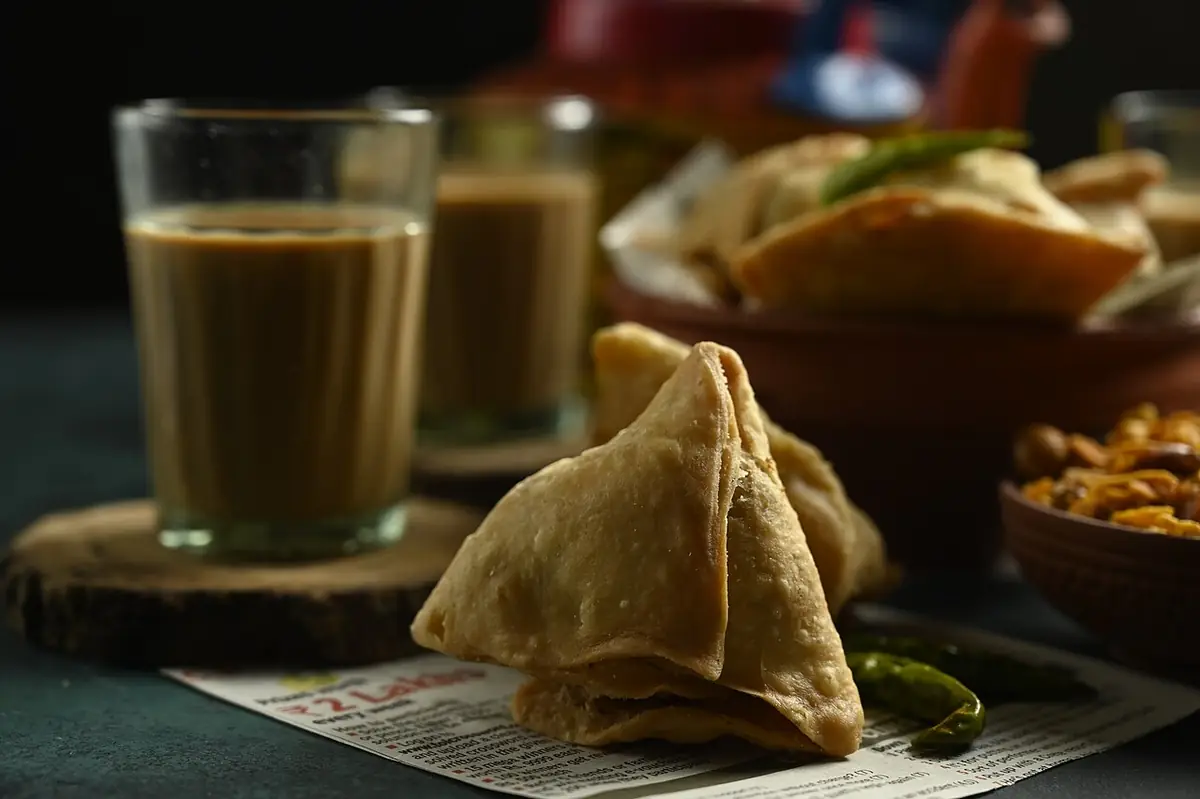Chai and samosa