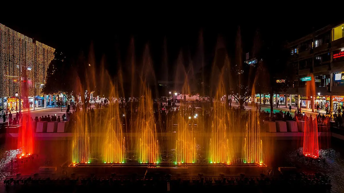 Musical fountain, Sector 17